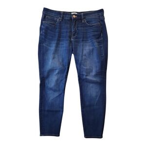J Crew Jeans Womens Size 30 Petite Blue Denim‎ 8 in Toothpick Skinny Stretch